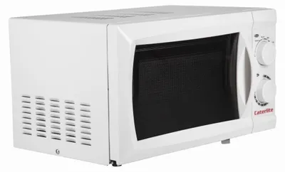 Mikrowelle 700 W, 17 L, weiß, mit Drehteller