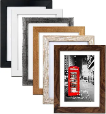 Zdjęcie produktu dla zestaw 6 ramek na zdjęcia 10x15/13x18 CM na ścianę i stół w różnych kolorach