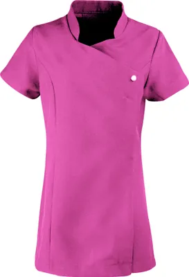Productafbeelding van Premier Blossom dames werktuniek / werkkittel (2 stuks per verpakking) RW7002 (maat 40 DE) (donkerroze)