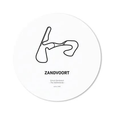 Produktbild von MuchoWow® Mauspad Mousepad Rennstrecke - Zandvoort - Formel 1 40x40 cm - Mousepads - Maus Mat - Pad - Mausunterlage - Schreibtisch Accessoires