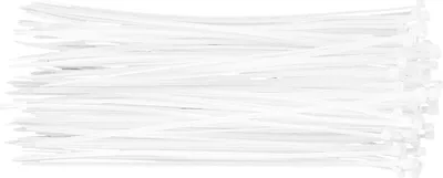 Zdjęcie produktu dla TOPEX Opaski zaciskowe 2.5 x 200 mm, 100 szt., białe