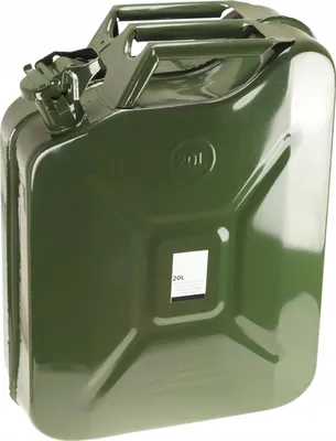 Produktbild von FEINZ | Metallkanister 20L - für Kraftstoffe - Öl und Benzin - sicher und stabil -
