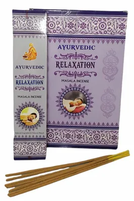 Produktbild von Solidchoice – Ayurvedische Masala-Räucherstäbchen zur Entspannung (12 Packungen)