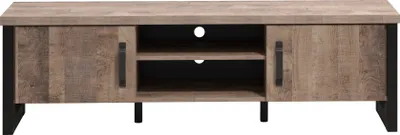 Produktbild von trendteam Emile Lowboard Tabak Eiche Nachbildung/Schwarz, B/H/T ca. 166/50/45 cm