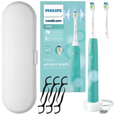 Produktbild von Philips Zahnbürste HX3689/43 Elektrische Zahnbürste + weißes Etui