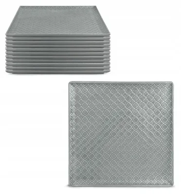 Produktbild von Lubiana Marrakesz Graue Speiseteller 25,5 cm (12 Stück)