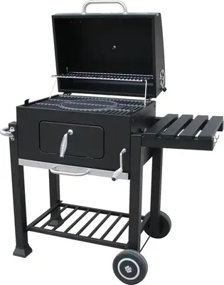 Obrázek produktu pro HUKA HK-410249 Zahradní Gril Memphis na uhlí s kolečky multifunkční