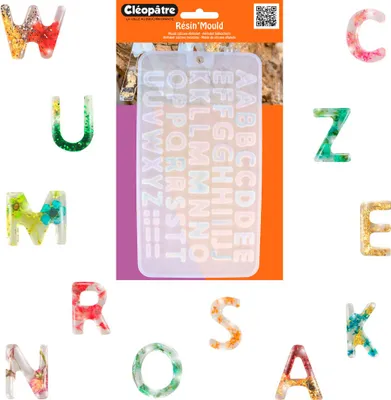 Produktbild von Silikonform für Gießharz "Alphabet"
