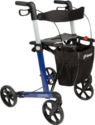 Produktbild von Rollator Mobilex Leopard mit Schleifbremse Blau