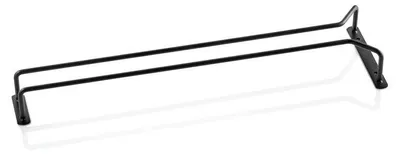 Produktbild von Gläserschiene 61,5 cm Eisen schwarz pulverbeschichtet