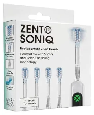 Zdjęcie produktu dla Końcówki do szczoteczki sonicznej zent soniq dupont 4 szt.