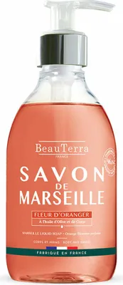 Immagine prodotto di Sapone liquido Beauterra Marsiglia Universale Fiori d'arancio Mani 300 ml