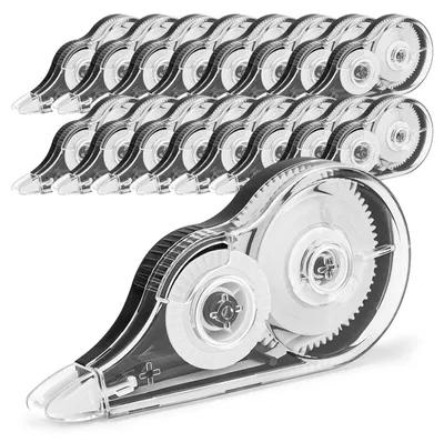Obrázek produktu pro 16 kusů korekčních pásek, 12 m x 5 mm, černé