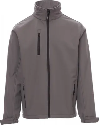 Produktbild von Herren Softshelljacke "DUBLIN" - Payper Stahlgrau L