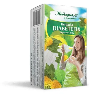 Produktbild von DIABETEFIX HERBAPOL Tee