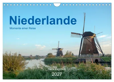 Produktbild von Niederlande - Momente einer Reise (Wandkalender 2027 DIN A4 quer), CALVENDO Monatskalender