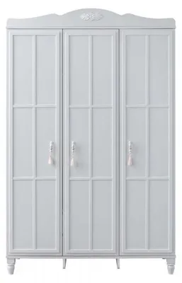 Image de Armoire à vêtements Armoire pour enfants Armoire en bois blanc Armoire en bois moderne
