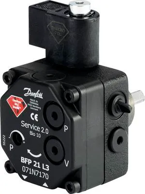 Produktbild von Ölbrennerpumpe Danfoss BFP 21 LE, 24.00 L/h Drehrichtung: L Düsenanschluss/Druckstutzen: L
