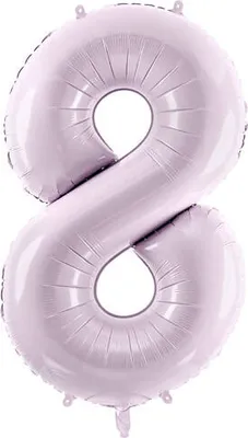 Immagine prodotto di Palloncino in foil numero 8, 72 cm, viola