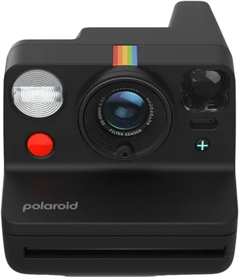 Obrázok produktu pre Polaroid Now+ Instant Camera Generation 3, Čierna, Auto, 0.4 - 1.3 m, Polaroid App, 452 g, 96 mm