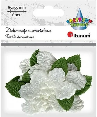 Immagine prodotto di Decorazione in tessuto Fiori di gardenia 6pz