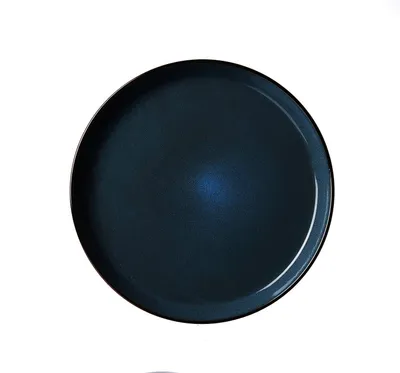 Produktbild von Flirt by R&B Speiseteller Visby Ø26,5cm blau, Essteller, Rund, Keramik, Blau, Braun, Weiß, 260 mm, 260 mm