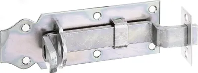 Produktbild von Alberts Schlossriegel, gekröpft, 120 x 44 mm, galvanisch verzinkt