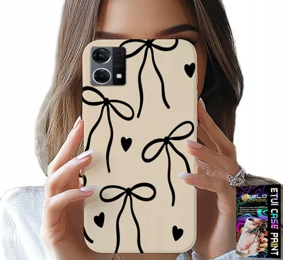 Obrázok produktu pre Puzdro pre Oppo Reno7 4G - béžová stuha Cocards Fashionable Patterns