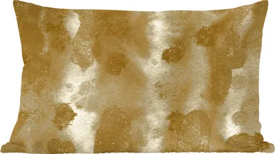 Produktbild von MuchoWow® Zierkissen Sofakissen Wohnzimmer Dekokissen 50x30 cm Gold - Textur - Abstrakt - Wohnzimmerdekoration - Polster mit Photo