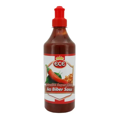 Produktbild von Chili Sauce Ece | Sriracha Super Chili | Extra scharf | 580 g