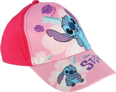 Produktbild von Disney Stitch Kinder Mädchen Basecap Baseball Kappe Mütze – Pink / 54