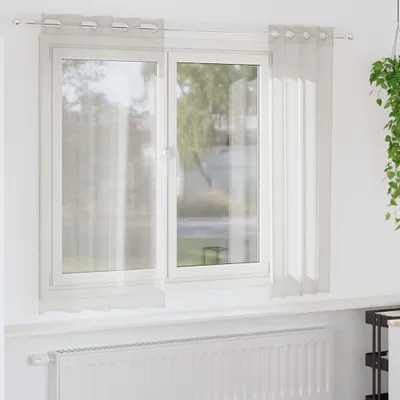 Produktbild von Langlebig Vorhänge mit Vorhängen 2 pcs Creme 140x175cm Polyester - Gardinen & Vorhänge Octo9004387 1parcel