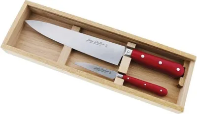 Image de Coffret 2 couteaux de cuisine rouge - Jean Dubost - C000A5P0P69048 -