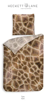Produktbild von Heckett & Lane GOTS Satin Bettwäsche - Giraffe 135 x 200 cm Giraffe