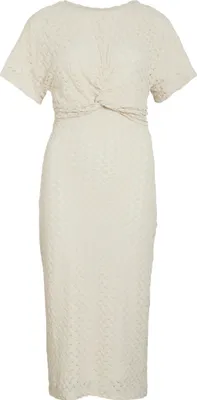 Produktbild von VILA Kurzarm Midikleid mit Knotendetail und Textur Größe: M