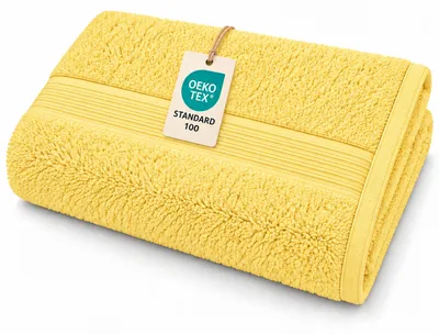 Immagine prodotto di Asciugamano da sauna in spugna, 500 g/m², 80 x 200 cm, giallo