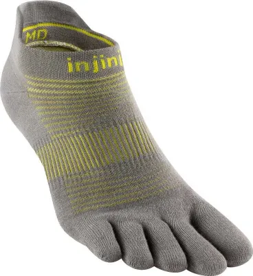 Produktbild von Injinji Run Lightweight Unsichtbare Socken Grau EU 44 1/2-47 Mann Grau EU 44 1/2-47