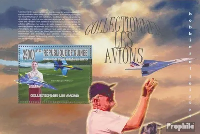 Produktbild von Briefmarken Guinea 2010 Mi Block 1830 (kompl. Ausgabe) postfrisch Sammlerflugzeuge