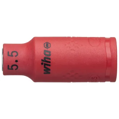 Obrázok produktu pre Nástrčný kľúč, 6-hranný, 1/4", 5,5 mm, VDE, Wiha | 4010995430900