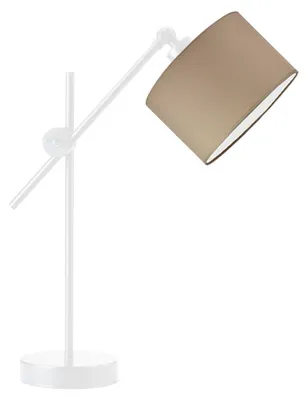 Zdjęcie produktu dla Lampka nocna przegubowa na biurko lampa biurkowa regulowana LED z abażurem walec MODERN