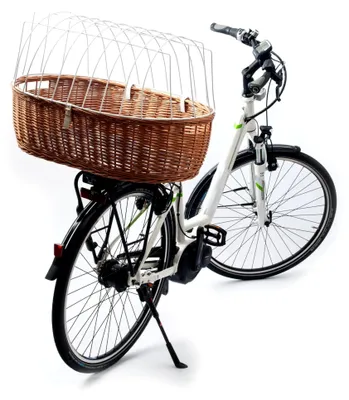 Produktbild von Tierkorb für Fahrräder mit Halterung, L: 68 cm - Montage am Gepäckträger