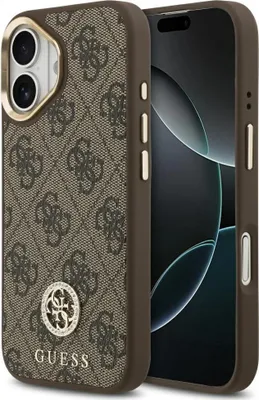 Immagine prodotto di Guess 4G strass Logo Magsafe Custodia per Iphone 17 - Brązowe