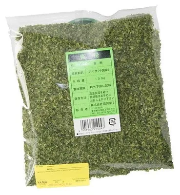 Obrázok produktu pre Takaokaya Aonori 100 g – prémiové sušené zelené morské riasy na dochutenie