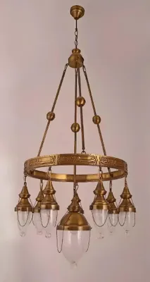 Zdjęcie produktu dla Lampa sufitowa Lampa wisząca Oświetlenie salonu Lampy z błyszczącego szkła