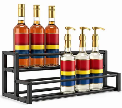 Produktbild von Ausziehbarer Sirup-Organizer für Kaffeestation mit Platz für 12 Flaschen