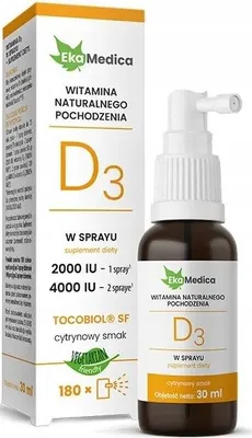 Produktbild von Ekamedica Vitamin D3 Tropfen 30ml Spray