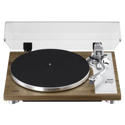 Produktbild von TEAC TN-4D, Plattenspieler mit Direktantrieb, Manuell, Walnuss, Aluminium, Aluminium, 33 1/3,45 RPM