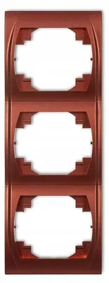 Produktbild von Karlik Logo Dreifach-Rahmen vertikal Braun