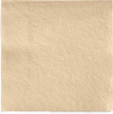 Produktbild von Sovie HORECA Cocktail-Servietten Sand aus Tissue 24 x 24 cm, 3-lagig, 150 Stück