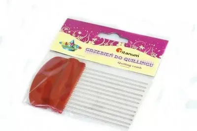Imagen del producto de Peine para quilling con 12 cuchillas, ideal para trabajar con papel